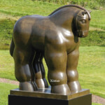 fernando botero horse sculpture