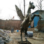 Winged Horse Sculpture