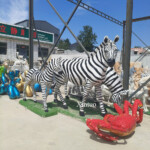 life size zebra statue