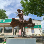 dancer garden statue