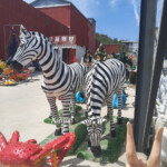 life size zebra statue