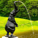 elephant garden water feature