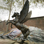 Winged Horse Sculpture