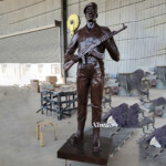 life size soldier statue