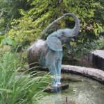 elephant garden water feature