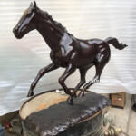 small bronze horse sculpture