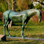 large outdoor horse sculptures