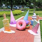 ice cream pop art sculpture