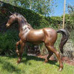 horse yard statue