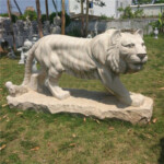 marble tiger sculpture