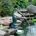 swan water fountain