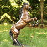 Bronze Horse Garden Statue