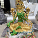 green tara bronze statue