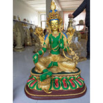 green tara bronze statue