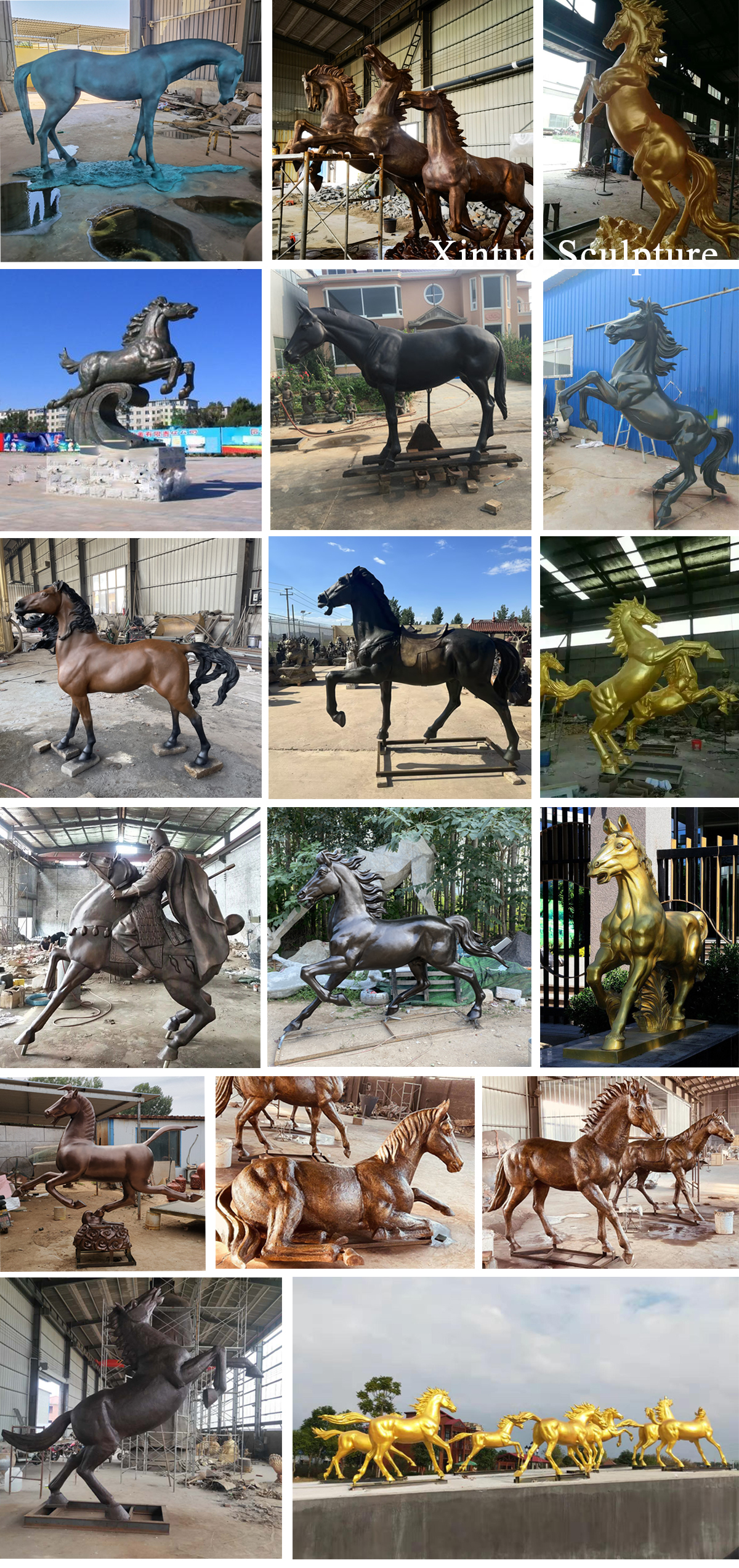 more horse sculpture