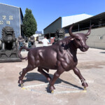 Bronze Bull Figurine