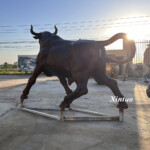 Bronze Bull Figurine