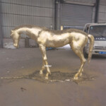 large outdoor horse sculptures