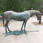 large outdoor horse sculptures