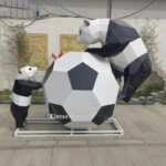 panda outdoor statue