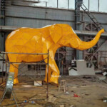 large elephant garden sculpture