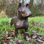 french bulldog statue for garden