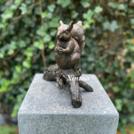 Bronze Squirrel Sculpture