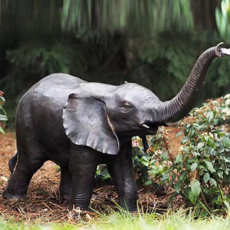 Elephant Sculpture for Garden