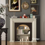 white marble fireplace mantel 