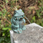 spitting frog fountain