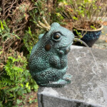 spitting frog fountain