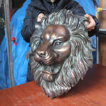 lion wall fountain outdoor