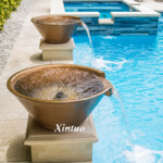 water bowl feature for pools