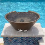 water bowl feature for pools