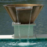 water bowl feature for pools