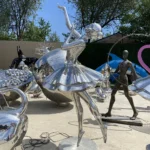 Lotus Flower Garden Sculpture