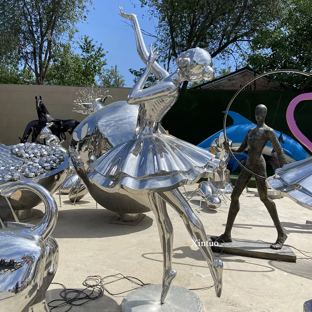 Lotus Flower Garden Sculpture