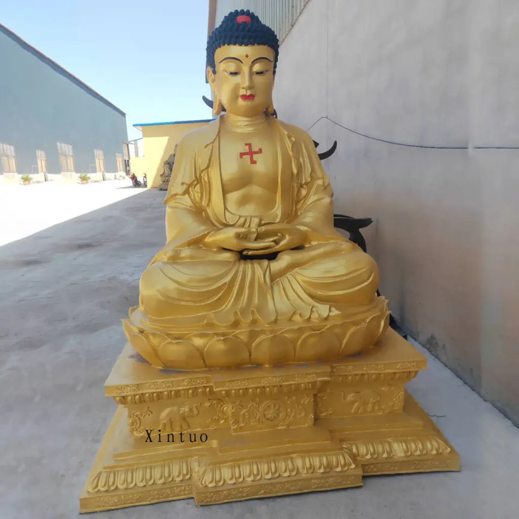 Large Bronze Buddha Statue