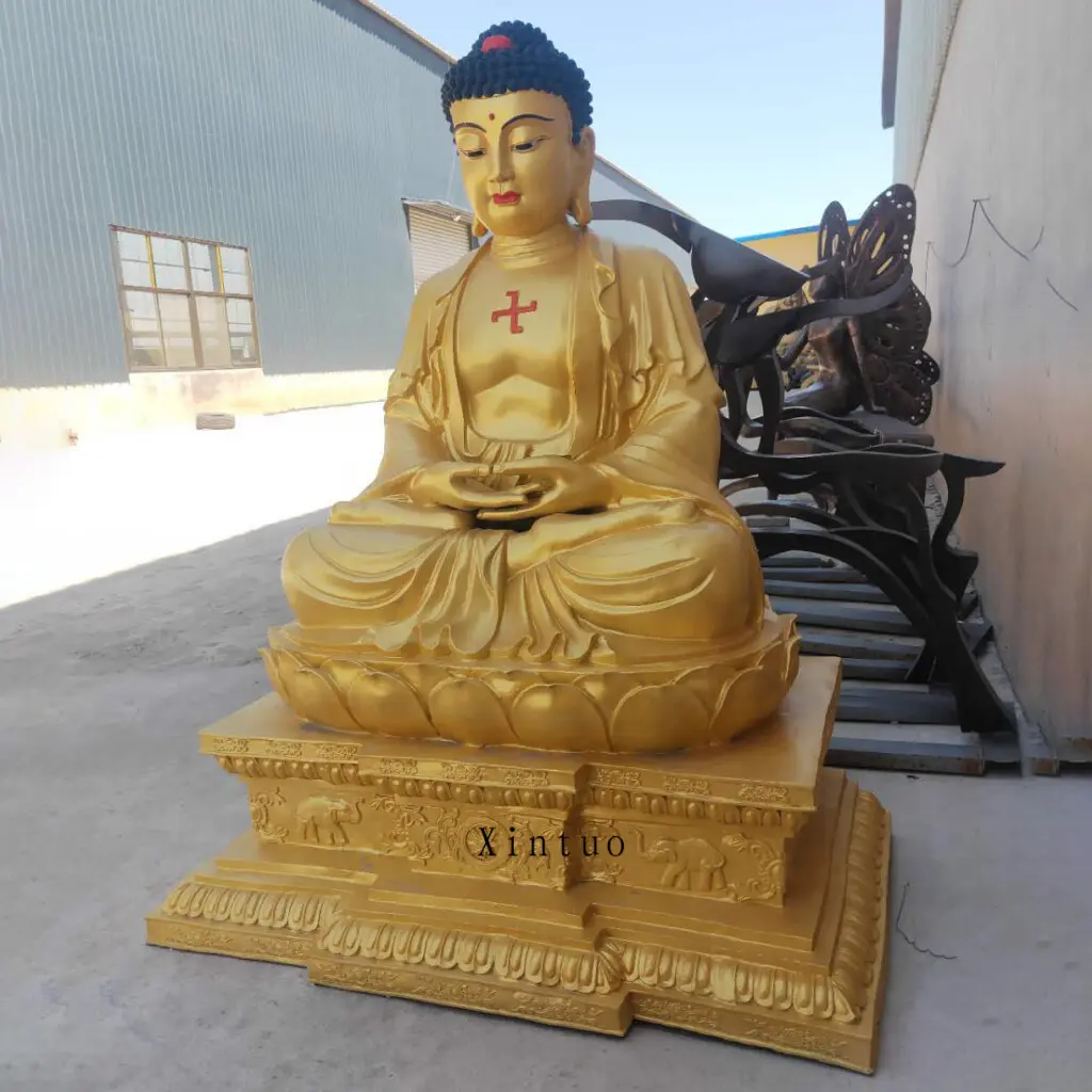 Large Bronze Buddha Statue