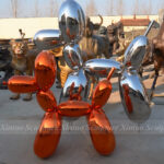large balloon dog garden ornament
