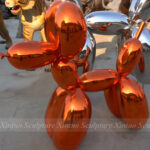 large balloon dog garden ornament