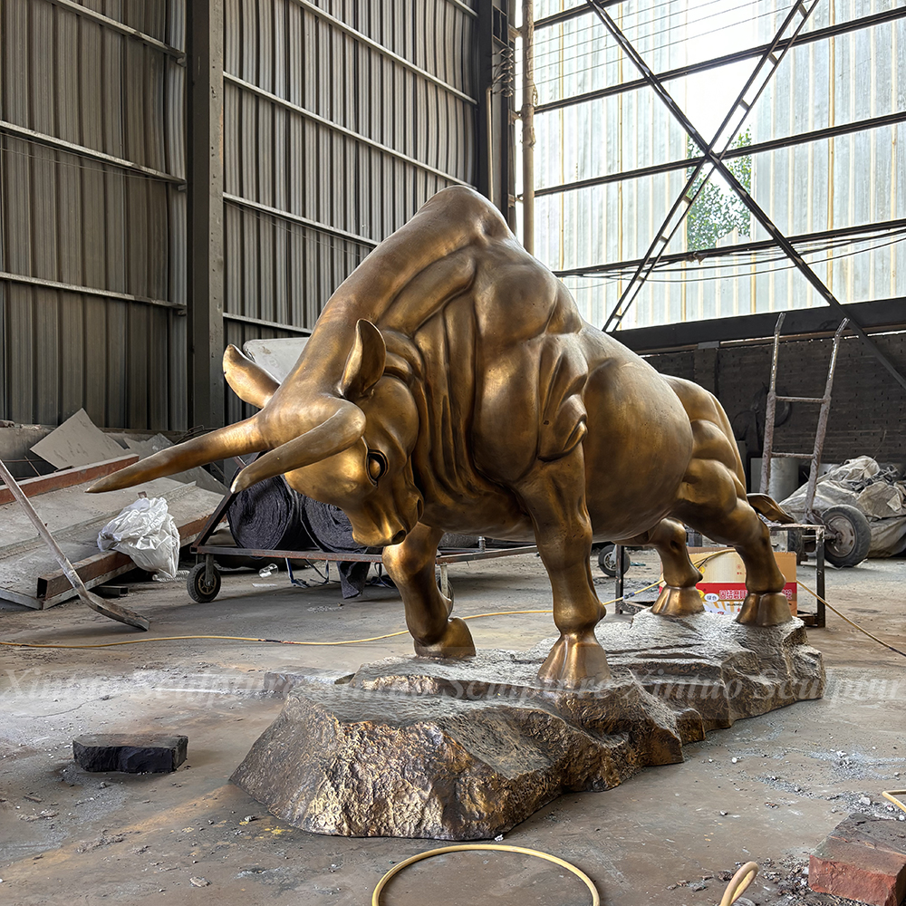 bronze bull statue for sale