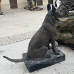 German Shepherd Yard Statue