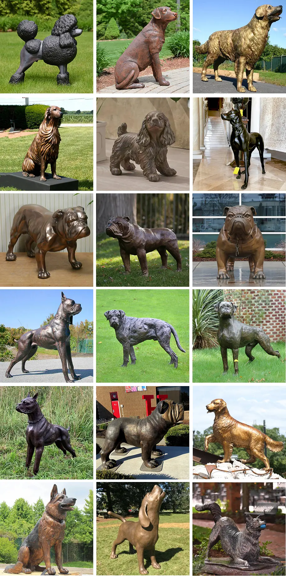 dog statue
