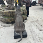 German Shepherd Yard Statue