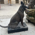 German Shepherd Yard Statue