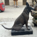 German Shepherd Yard Statue