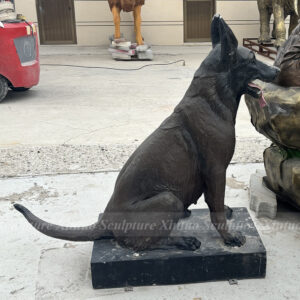 German Shepherd Yard Statue