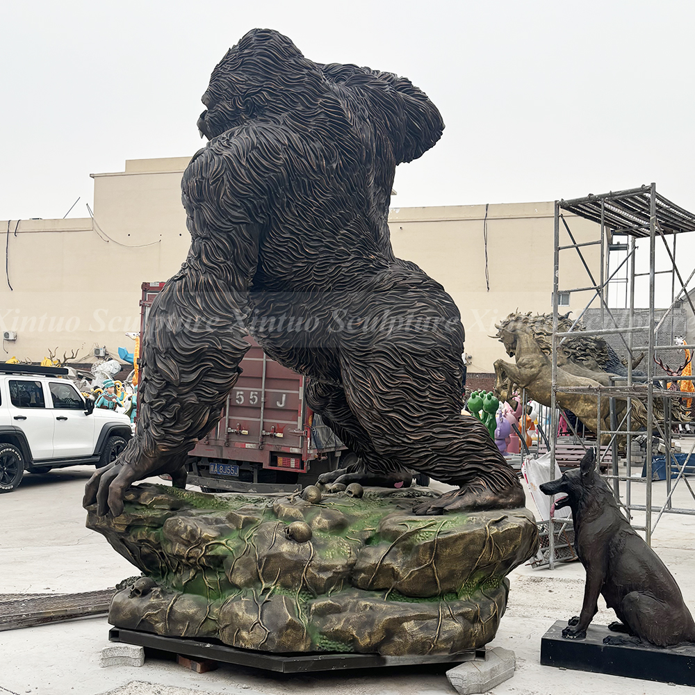 Large Gorilla Statue for Garden