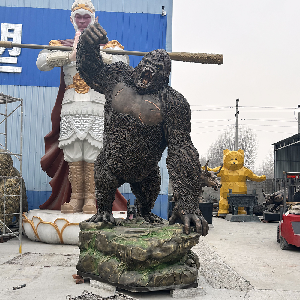 Large Gorilla Statue for Garden